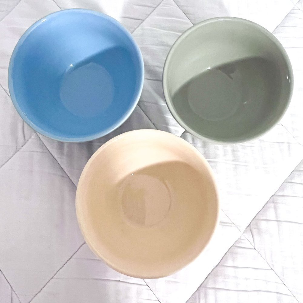 Pottery Barn Ceramic Easter Egg bowls x3 - Picture 2 of 9
